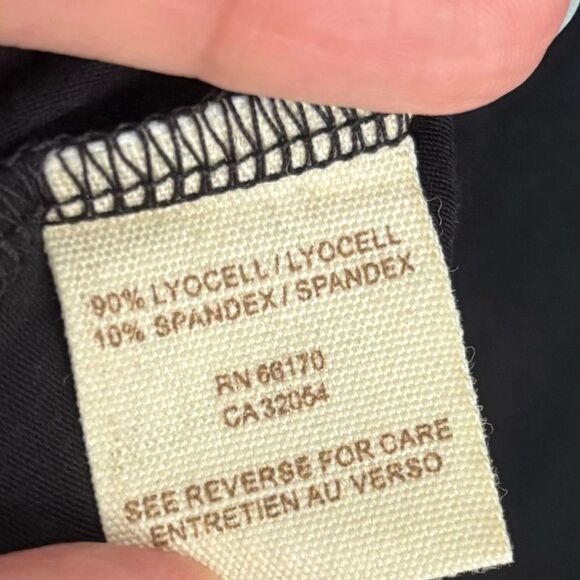 Vintage Free People Long Sleeve Keyhole Mini Dress Witchy Whimsigoth Black XS - Picture 11 of 12